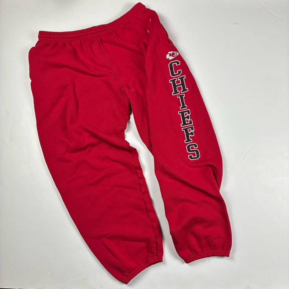 003 - VINTAGE 00s KANSAS CITY CHIEFS NFL FOOTBALL SWEATPANTS